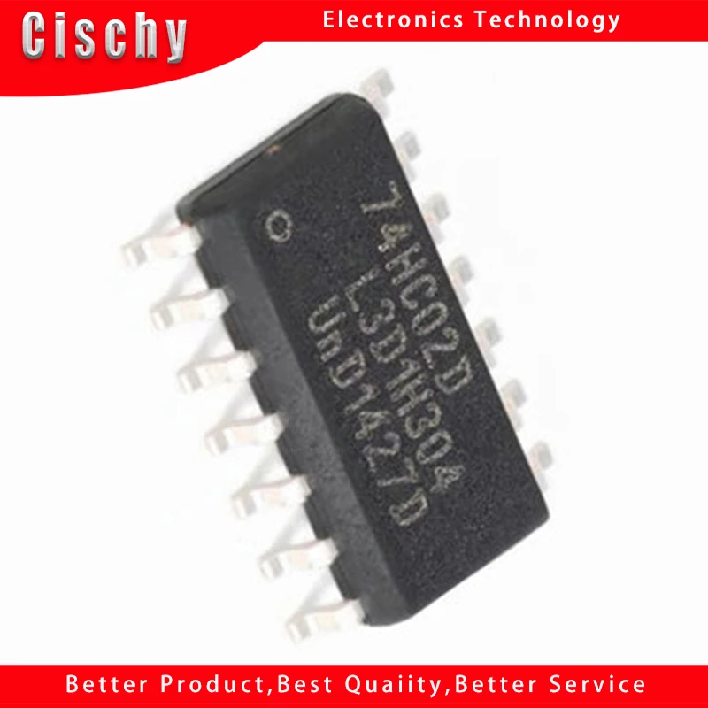 

10PCS 74HC02D SOP14 74HC02 SOP SN74HC02DR SOP-14 SN72HC02 SMD and original IC
