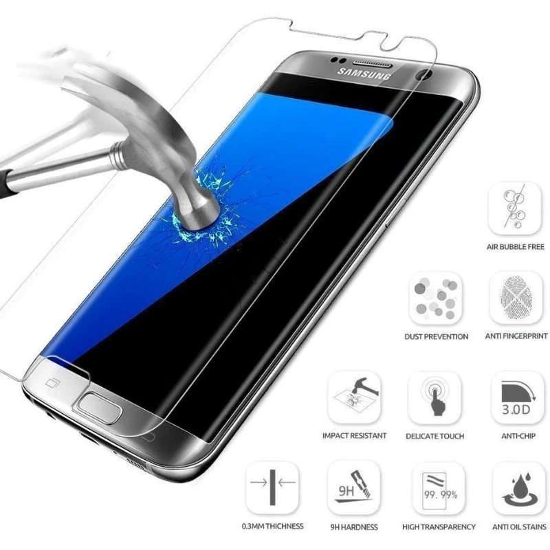 JGKK 3D Защитная пленка для экрана для samsung Galaxy S7 Edge чехол из закаленного стекла для samsung S7 Edge Galaxy S7 чехол из стекла