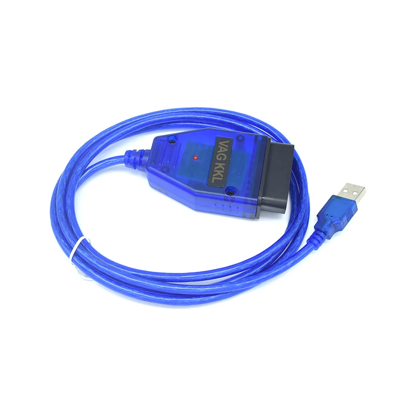 Автомобильный USB VAG-COM интерфейсный кабель KKL VAG-COM 409,1 OBD2 II OBD диагностический сканер кабель Aux для интерфейса VAG COM