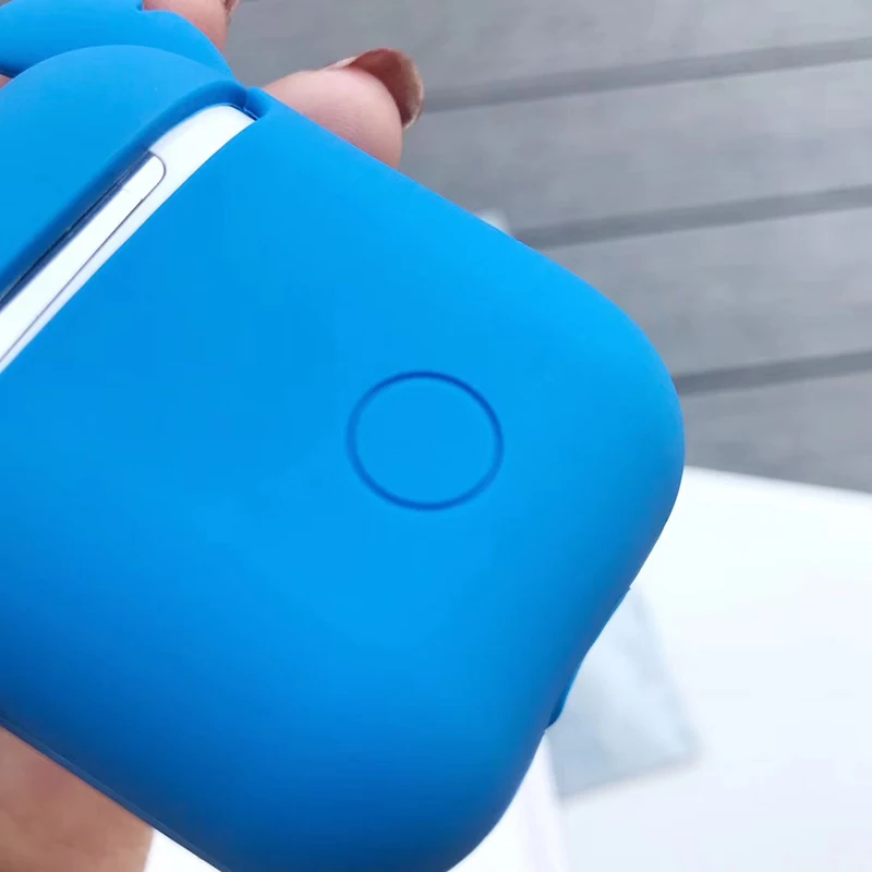 3D мультфильм беспроводной Bluetooth наушники чехол для Apple AirPods силиконовые зарядки