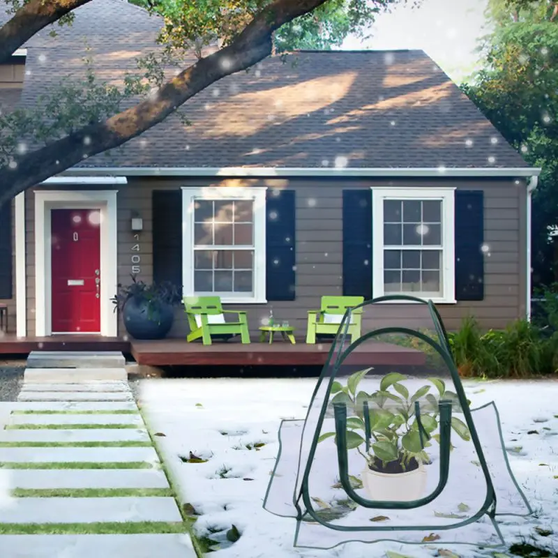 Зеленые растения палатка небольшой портативный прозрачный ПВХ всплывающее