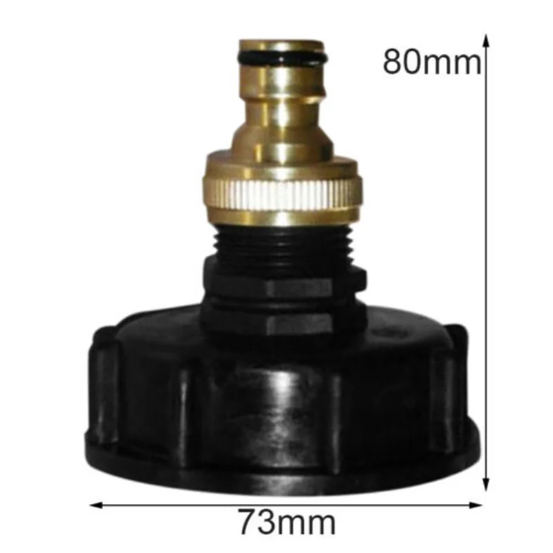 Черный адаптер для резервуара контейнер IBC коннектор 3/4 дюйма|Детали