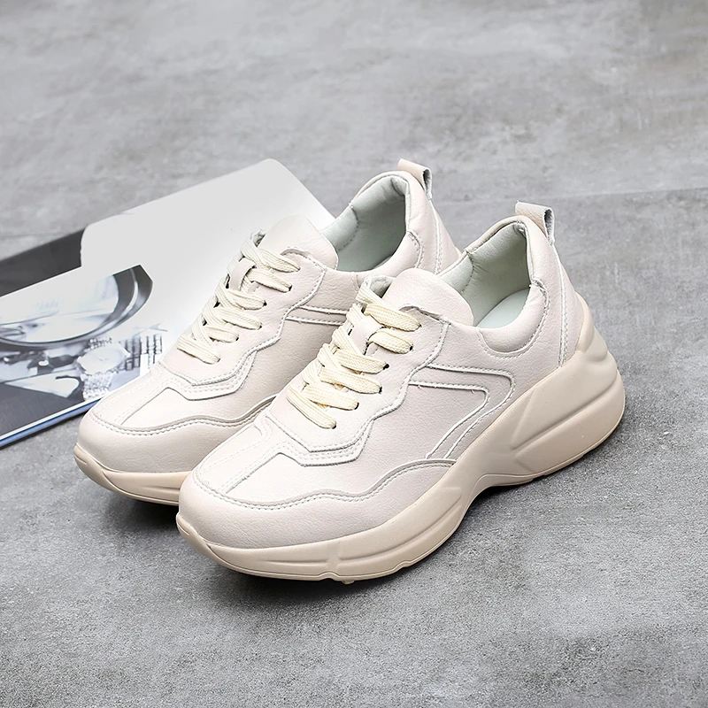 

2019 Autumn Woman Shoes Fashion New Woman PU Leather Shoes Ladies Breathable Cute Casual Shoes White Sneakers Walking Shoes