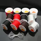 Пластиковые хрустальные поделки из бисера, эластичные шнуры, 100 мрулон, Проволочная нить для изготовления бижутерии поставка, ювелирные нити