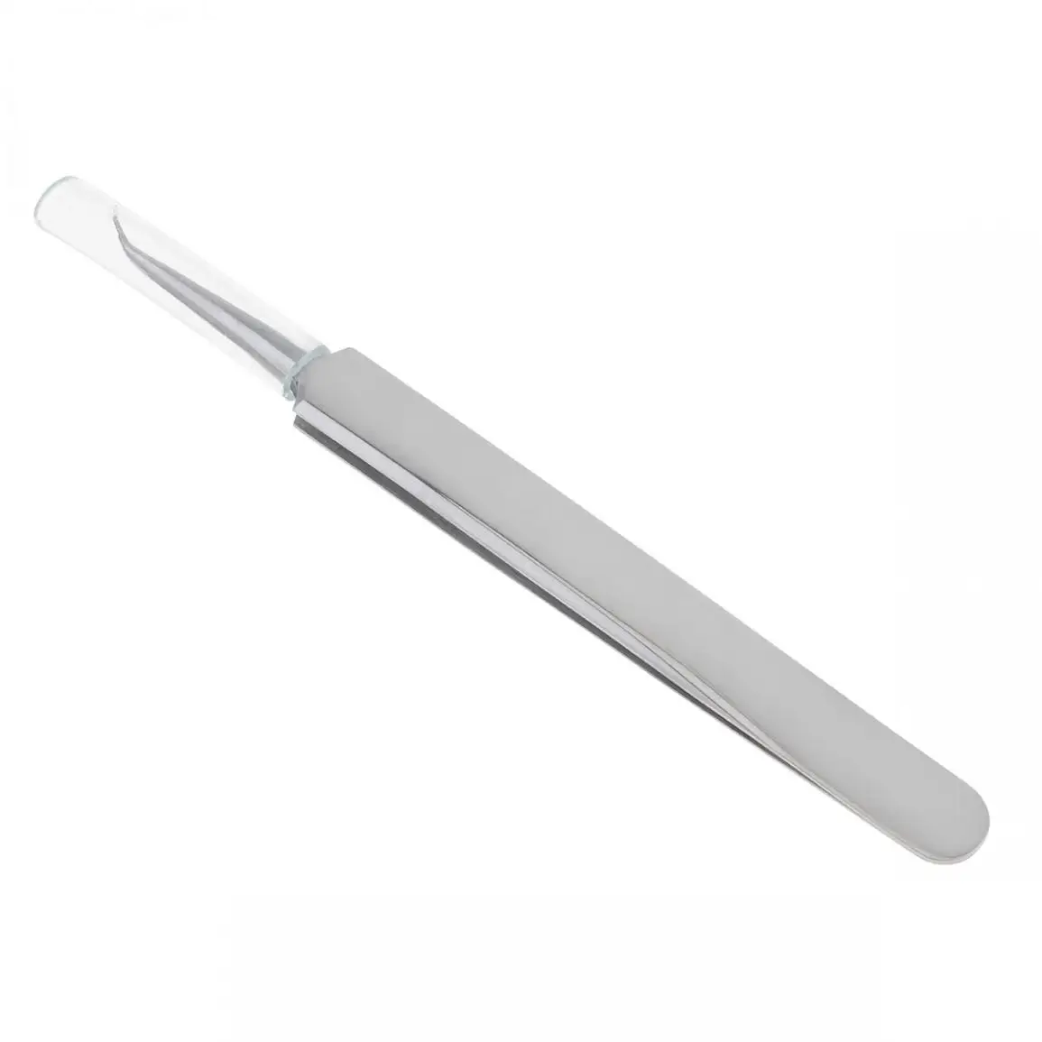 115MM Stainless Steel Electronic Tweezers Curved Blackhead Pimple Comedone Tweezer for Face Cleaner | Инструменты