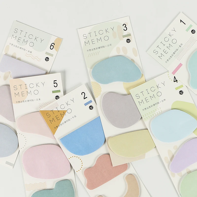 

12PCS/LOT incredible color series sticky n times stickers memo pad