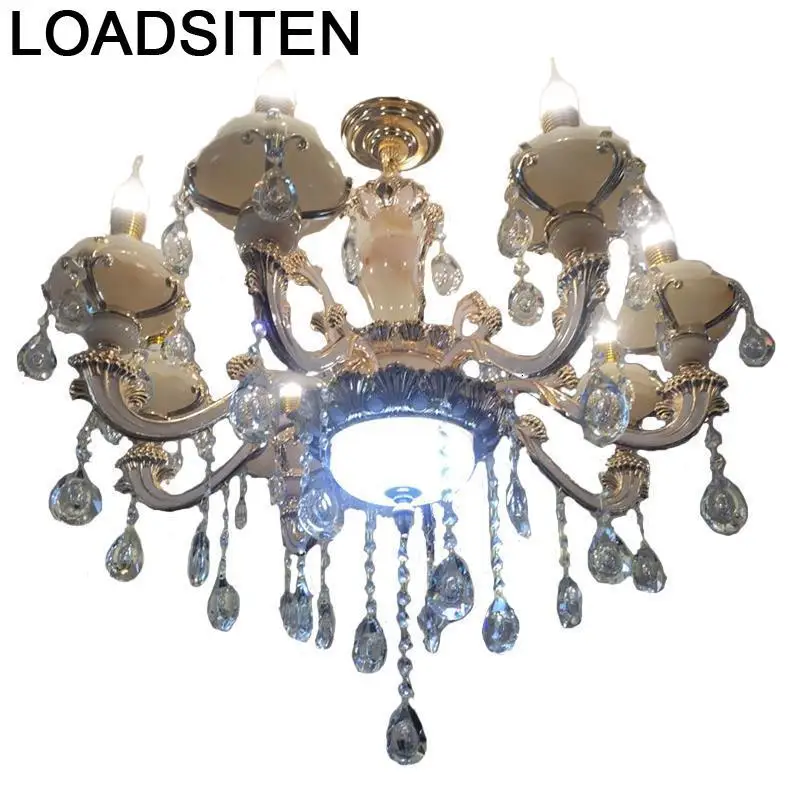 Подвесной светильник в скандинавском стиле с кристаллами Decoracao Para Casa Lampen