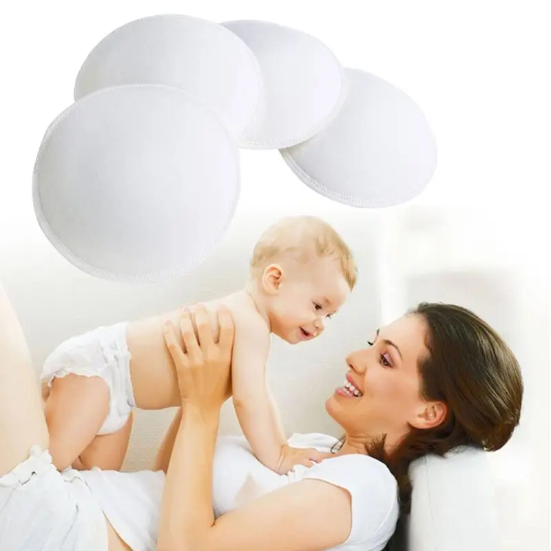 Reusable Breast Pads Nursing Washable Pad Baby Breastfeeding Accessory Feeding Anti-overflow | Мать и ребенок