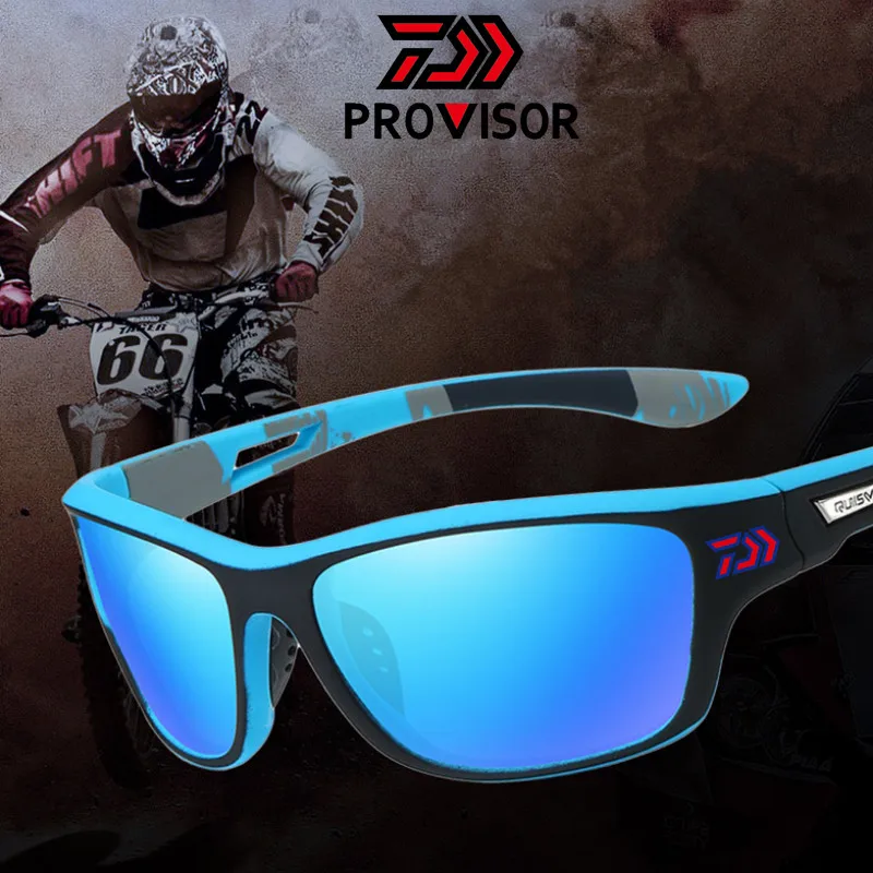 

Поляризованные солнцезащитные очки Daiwa для рыбалки, мужские солнцезащитные очки для вождения, Классические солнцезащитные очки UV400 для акт...