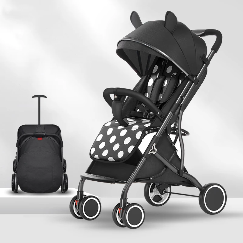 Детская коляска может сидеть лежать слегка складываться простая тележка с