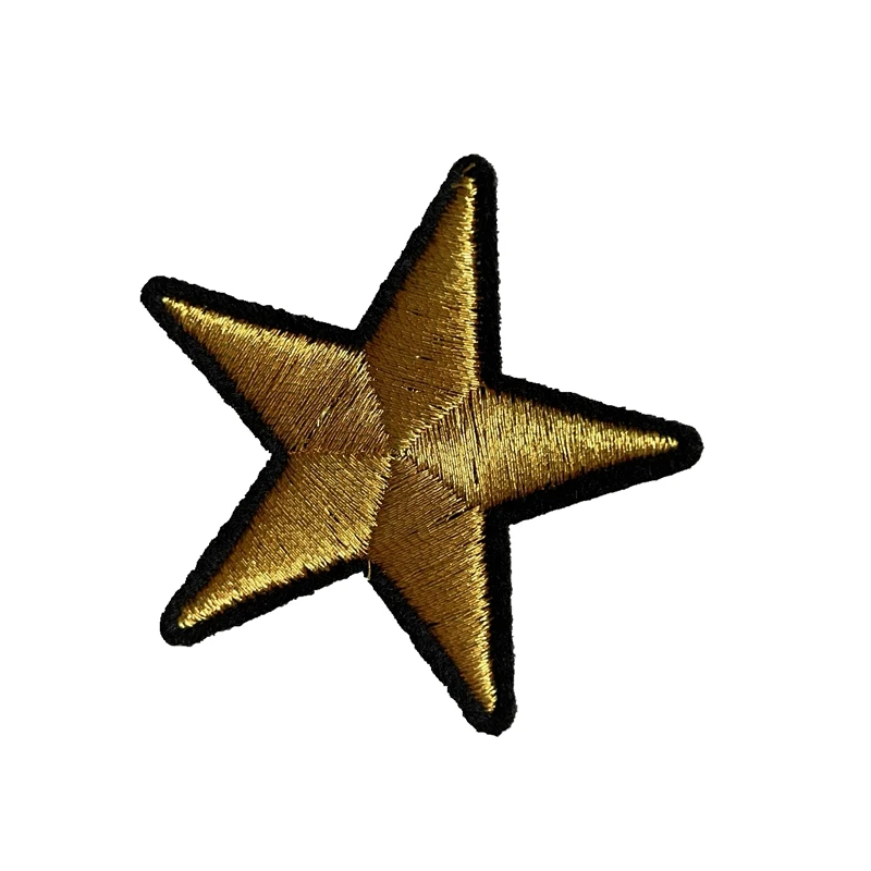 4 8 см золотые нашивки со звездами для одежды футболки патчи утюга сделай сам