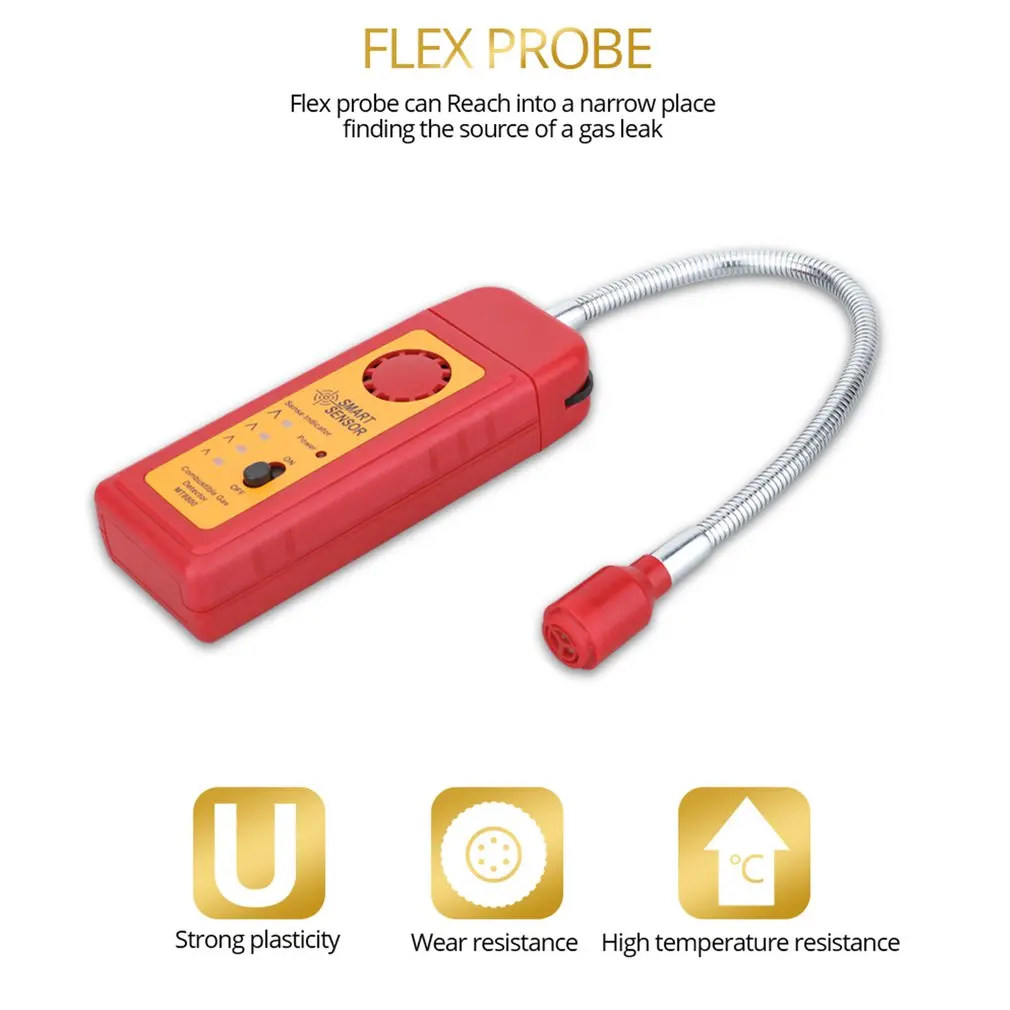 Детектор газа детектор утечки легковоспламеняющегося природного анализатор
