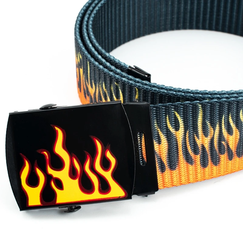 

51inch Elastic Braided Belt Stretch Woven Belt Men Women Printed Canvas Strap Waist Belt for Jeans Pants
