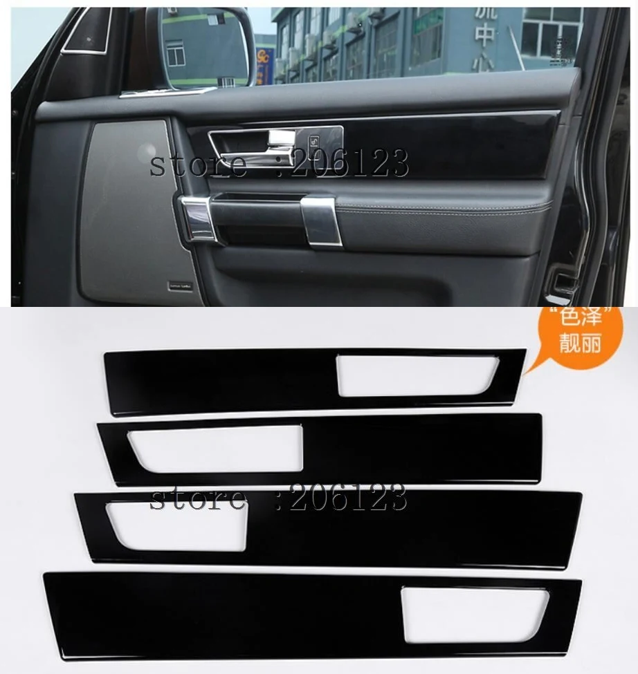 Для Land Rover Discovery 4 LR4 внутренняя дверная ручка панель Крышка отделка ABS черное