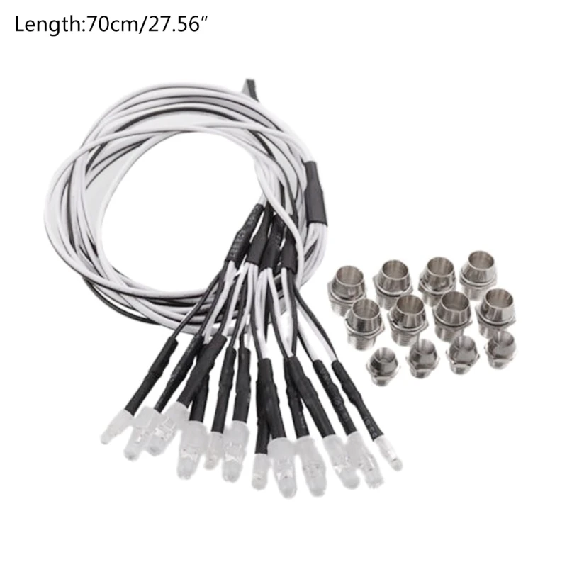 

RC Model Car Universal 12 LED Lamp Headlight/Taillight Kit