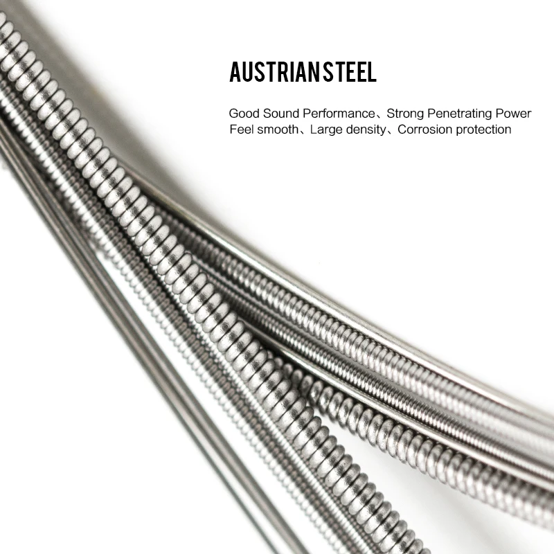 orphee elektrische gitarre saiten qe serie nickel legierung überzogene professionelle metall elektrische gitarre string teile musical instruments