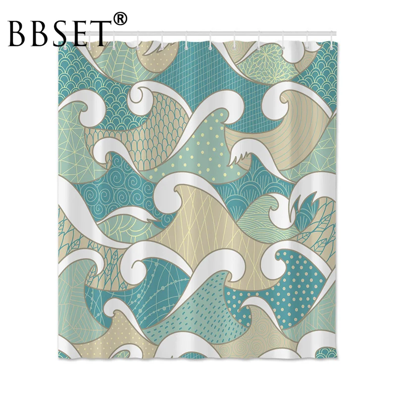 

Simple Shower Curtain People Calling for Help In The Bathroom Pattern Waterproof Multi-size Douchegordijn Bathroom Decor