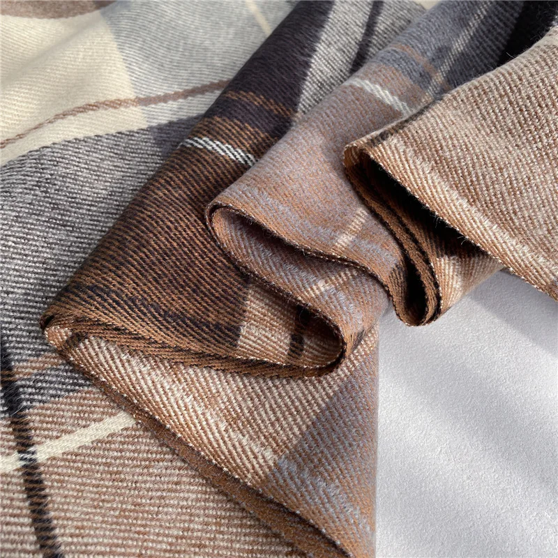 

2021 Thick Warm Winter Scarf Design Print Women Cashmere Pashmina Shawl Lady Wrap Tassel Scarves Knitted Men Foulard Blanket