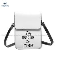 lychee shoulder bag fashion funny mobile phone bag leather travel female bags
