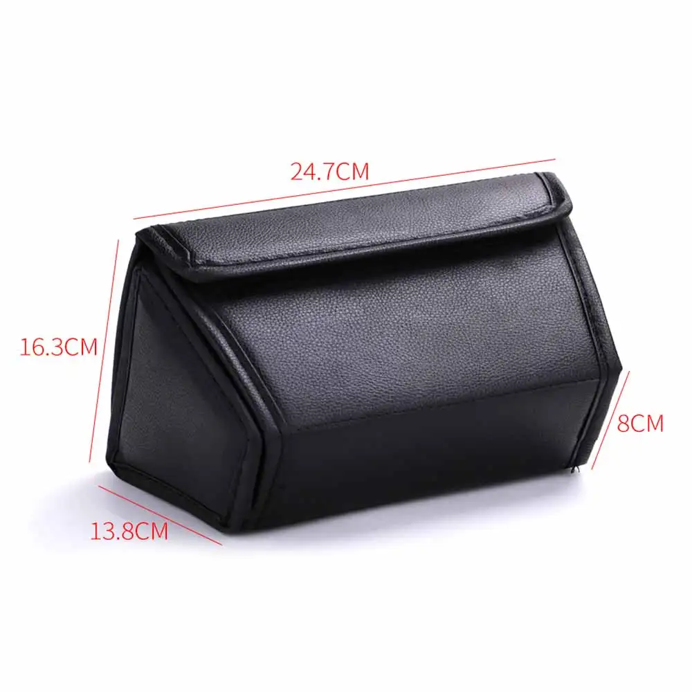 

Car Storage Box Leather Large Capacity Front Rear Middle Under Seat Organizer Bag for Tesla Model Y Car Interior Accessories