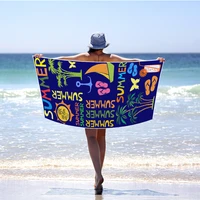 hawaiian style summer beach towel microfiber fast quick dry colorful travel swimming backpacking gear blanket 70x150cm