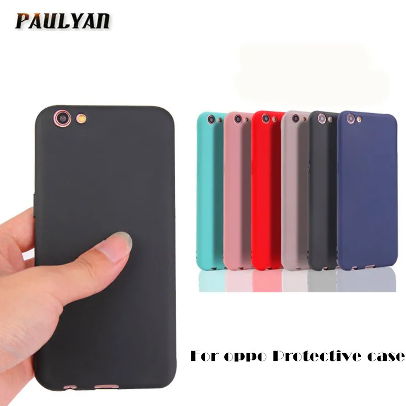 Разноцветный Мягкий силиконовый чехол конфетных цветов для Oppo R9S R11S Plus R15 X R17 Pro F7 F9