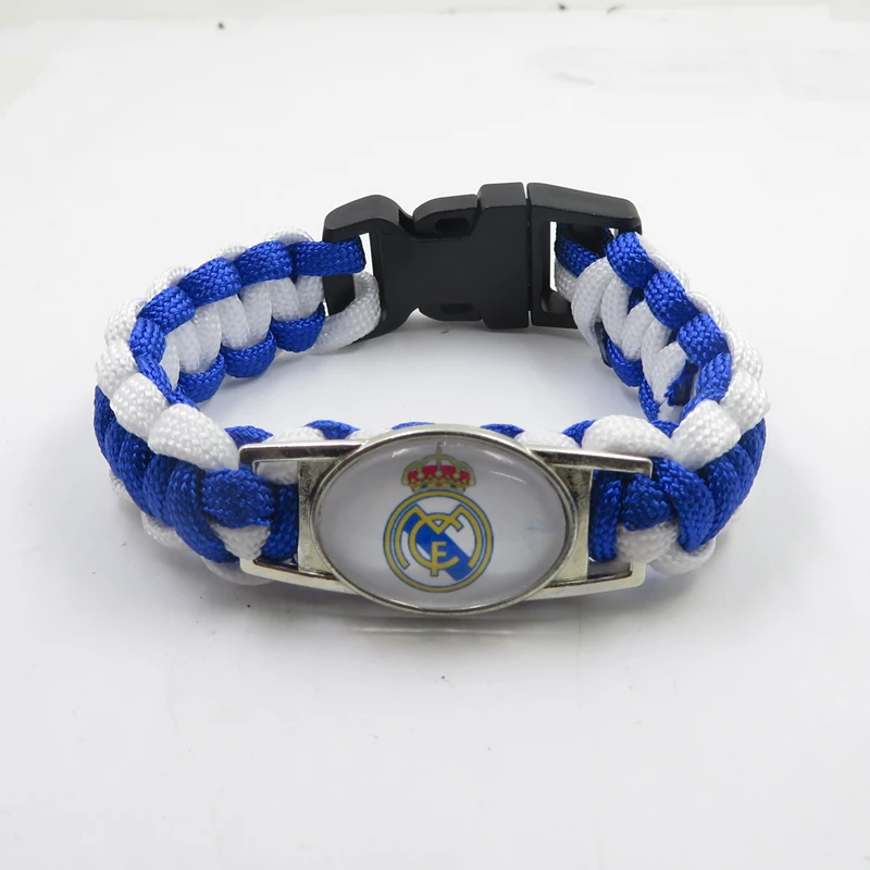 Браслеты бесконечность любовь Мадрид Футбольные болельщики плетеный кожаный