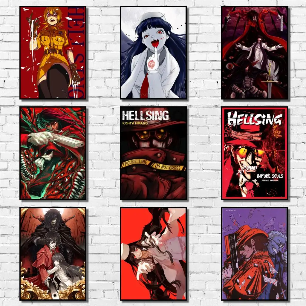 

25 стилей Аниме, Постер из белой бумаги, картина, домашняя наклейка, красивая наклейка на стену для кофейни, бара