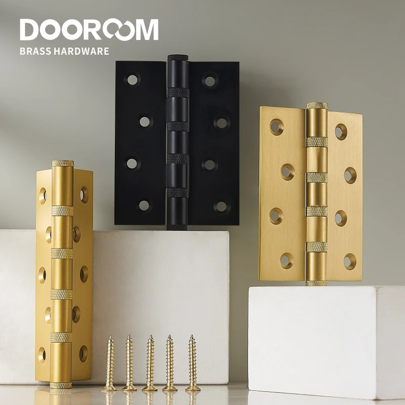 1 шт. дверные петли из латуни свободный слот плавное утолщение бесшумный ручки 4