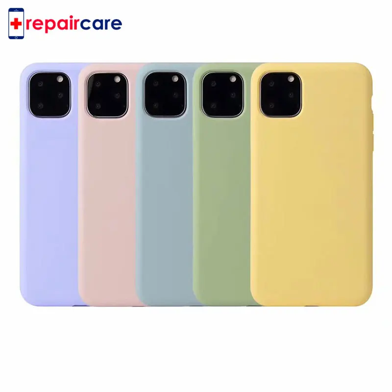 Герметичный жидкий силиконовый чехол для телефона iPhone 11 Pro PRO Max 6 5 дюймов задняя