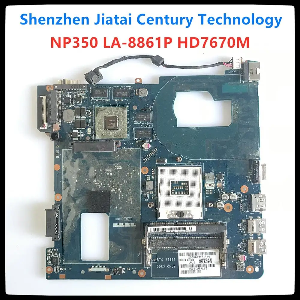 QCLA4 LA 8861P BA59 03397A основная плата для Samsung NP350 NP350V5C 350V5X Материнская ноутбука HD4000 HD7670M