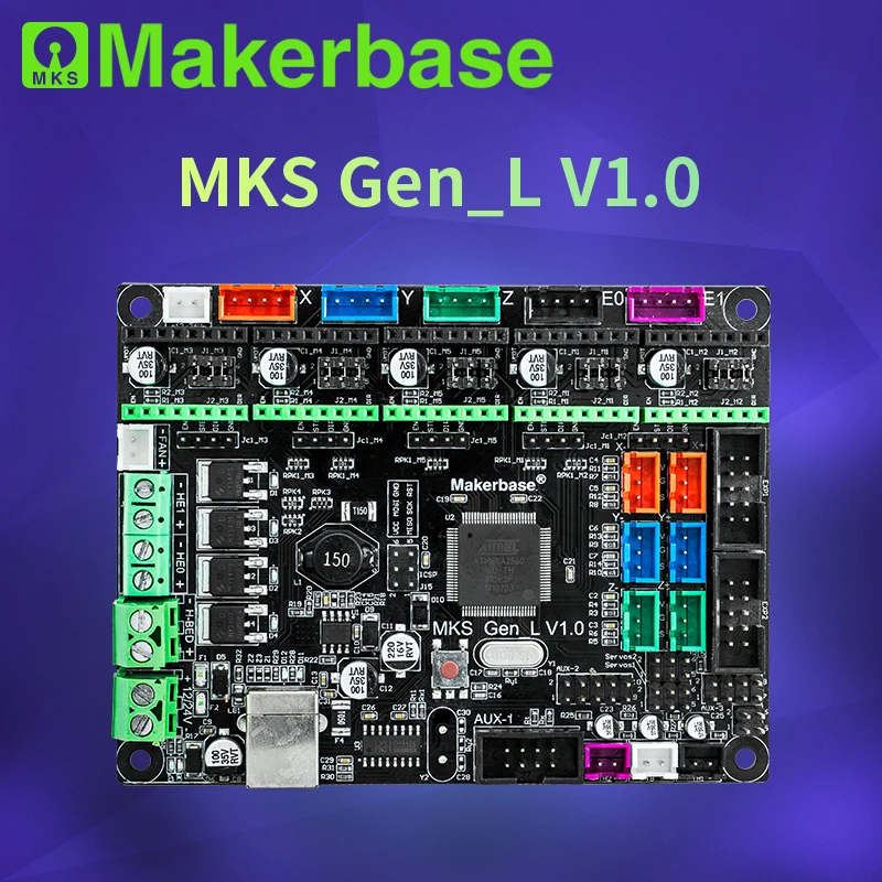 

Запчасти для 3D-принтера Makerbase MKS Gen_L V1.0, плата управления, совместимая с Ramps1.4/Mega2560 Gen L