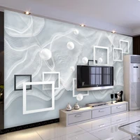 custom wall cloth modern modern abstract curve box pearl building mural wallpaper living room cafe decor papel de parede fresco