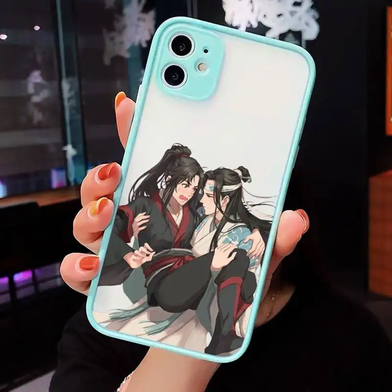 

Mo Dao Zu Shi anime Phone Case matte transparent For iphone 7 8 11 12 plus mini x xs xr pro max cover