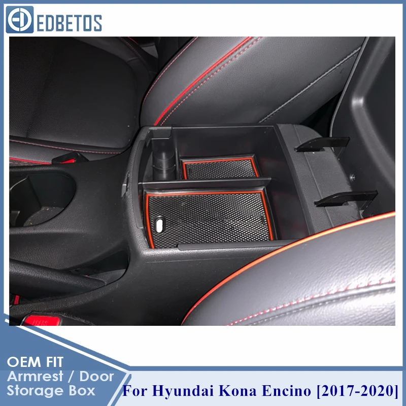 Органайзер для центральной консоли лоток Hyundai Kona Encino 2017 2018 2019 2020 аксессуары центр