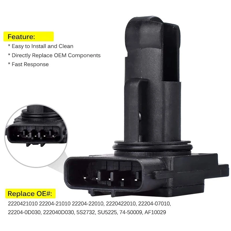 Массовый расход воздуха Сенсор МАФ 22204-21010 74-50009 AF10029 для Toyota Lexus Scion это только