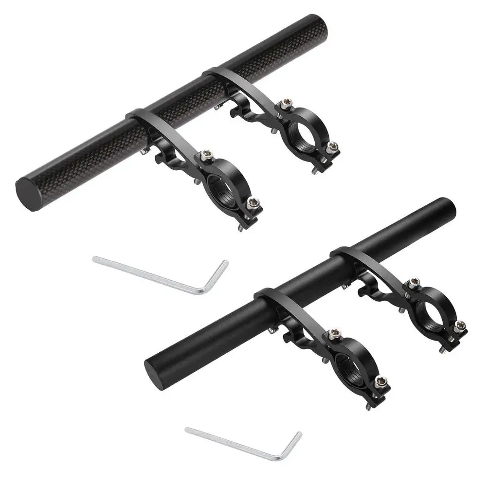 

Bicycle Handlebar Extender 9.84in Lightweight Bicycle Handlebar Extensions Super Long Handlebar Bracket With Double Clamp For