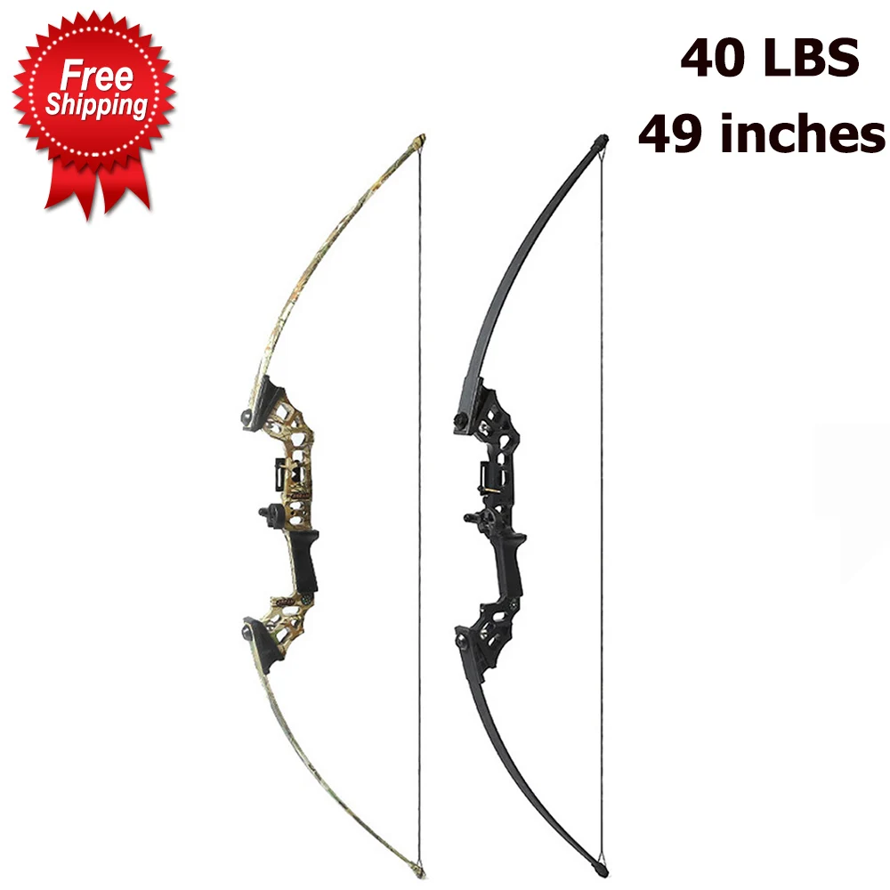 Прямой лук с компасом 40 фунтов|recurve bow|bow for shootingbow with arrows |