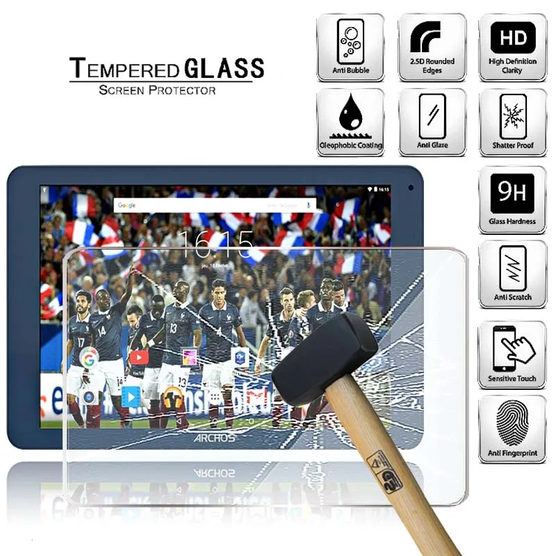 

Планшет закаленное Стекло Экран Защитная крышка для Archos 101d Platinum анти-царапина от Экран поломки HD закаленная пленка