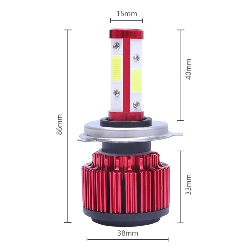 2 шт. светодиодный головной светильник набор для преобразования ламп