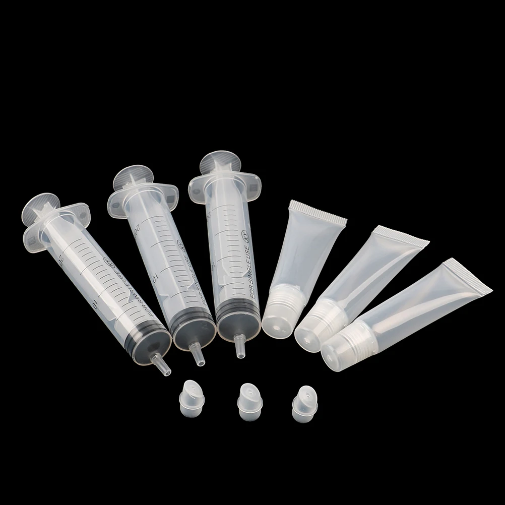 

21pcs DIY Lip Gloss Tubes Soft Hose Makeup Squeeze Sub-bottling Clear Container Diy Make Up Tool New