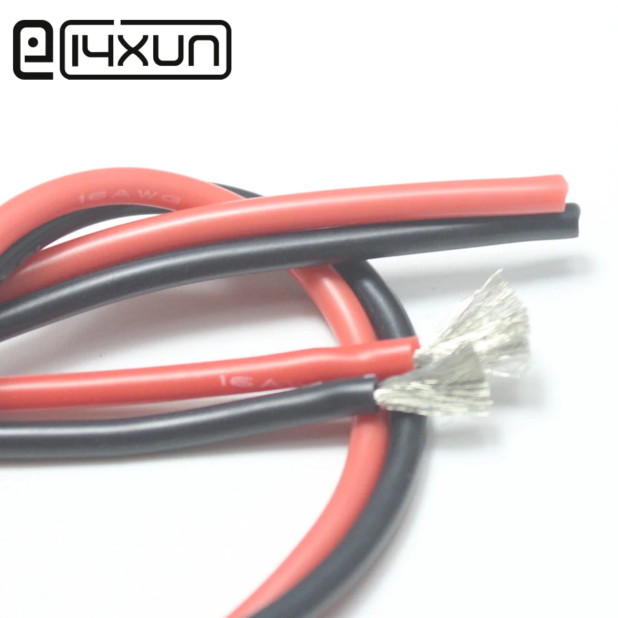 2 м провода 16awg силиконовый провод SR гибкие многожильные медные электрические