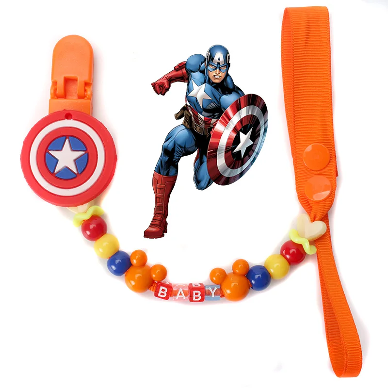 Силиконовая цепочка для соски-пустышки с держателем мыши |