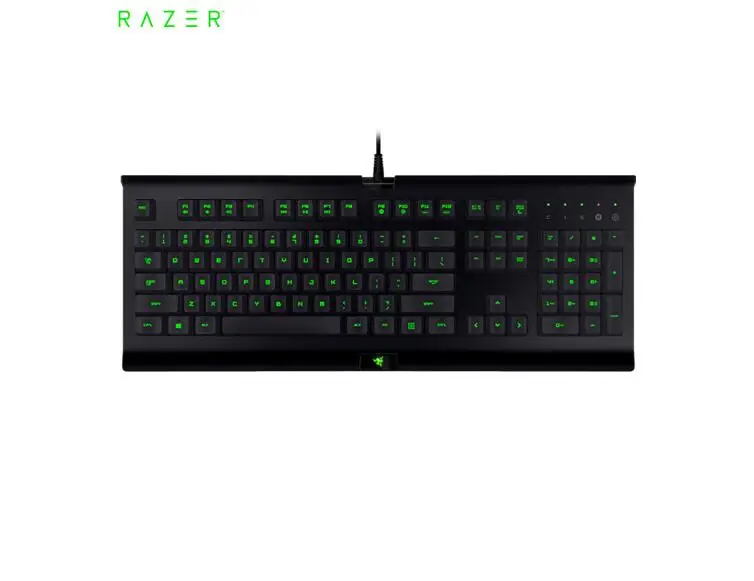 

Проводная клавиатура Razer Cynosa, мембранная клавиатура с подсветкой для игр, программируемые клавиши для макросъемки, 104 клавиш для ноутбука