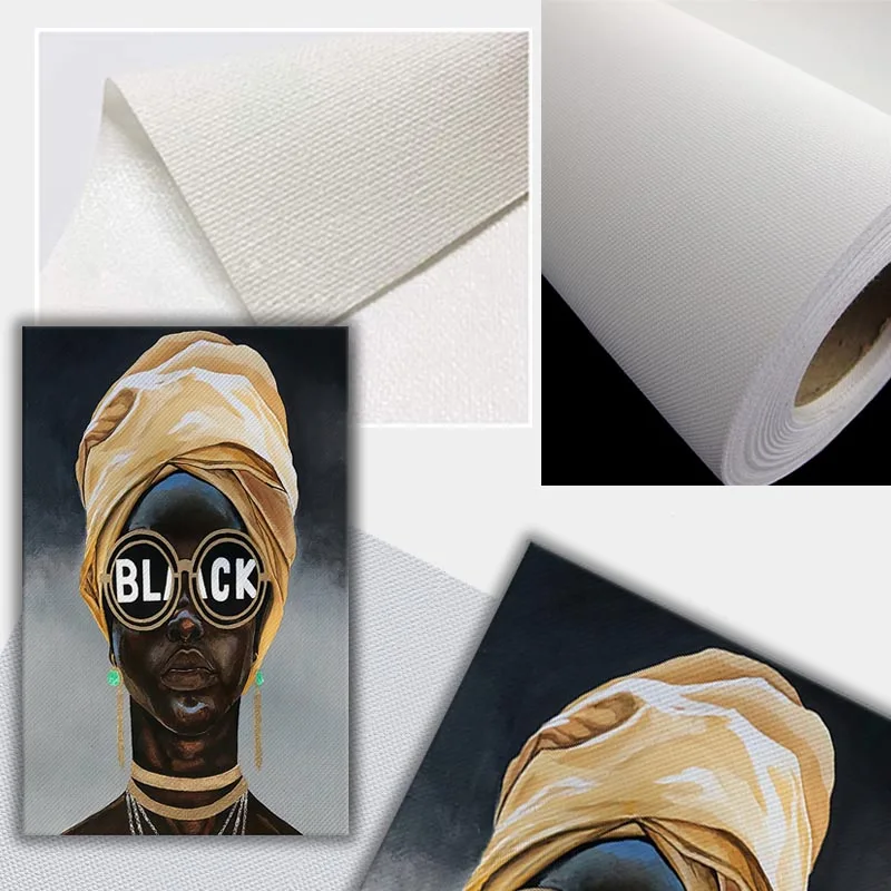 

No Frame Fashionable Black Woman Poster Wall Art Print Canvas Painting Nordic Posters and Prints Wall Pictures Room Decor