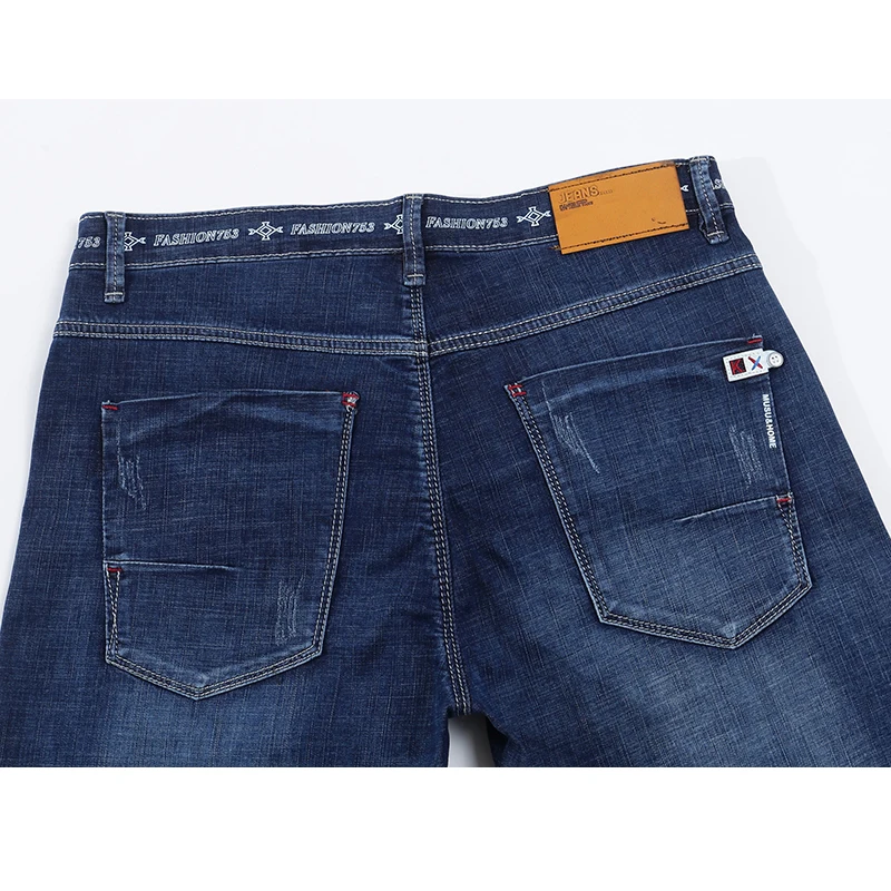 Джинсы KSTUN мужские стрейчевые прямые брюки из денима облегающая повседневная