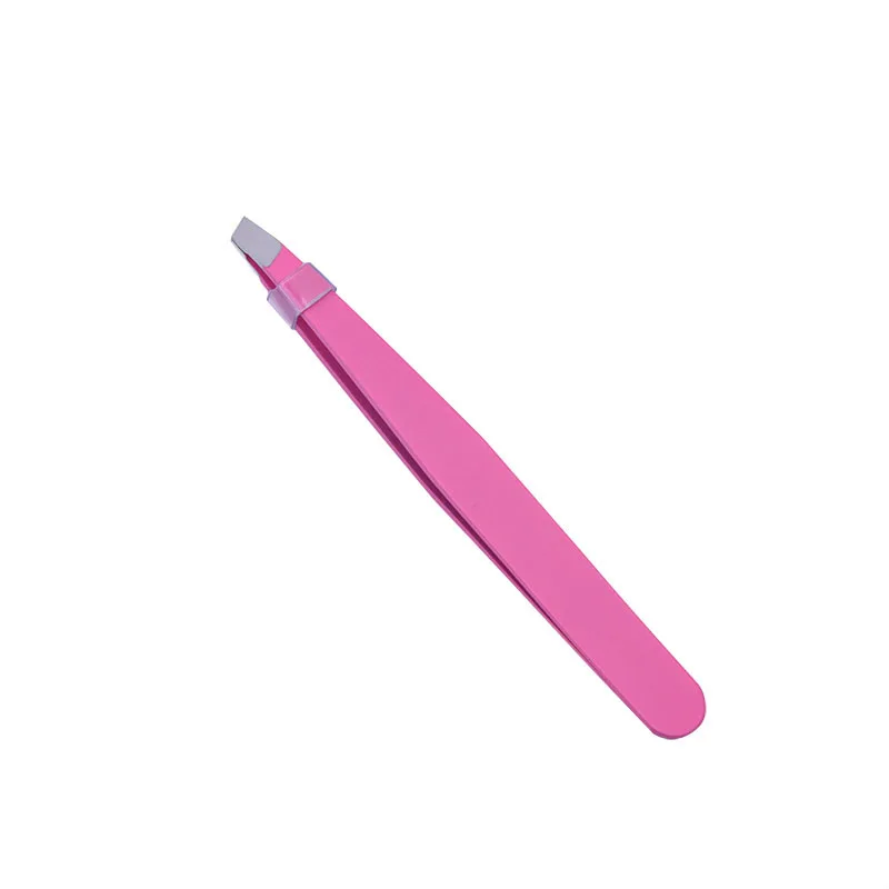 Фирменный пинцет для бровей розовое золото зажимы нержавеющая сталь удаление