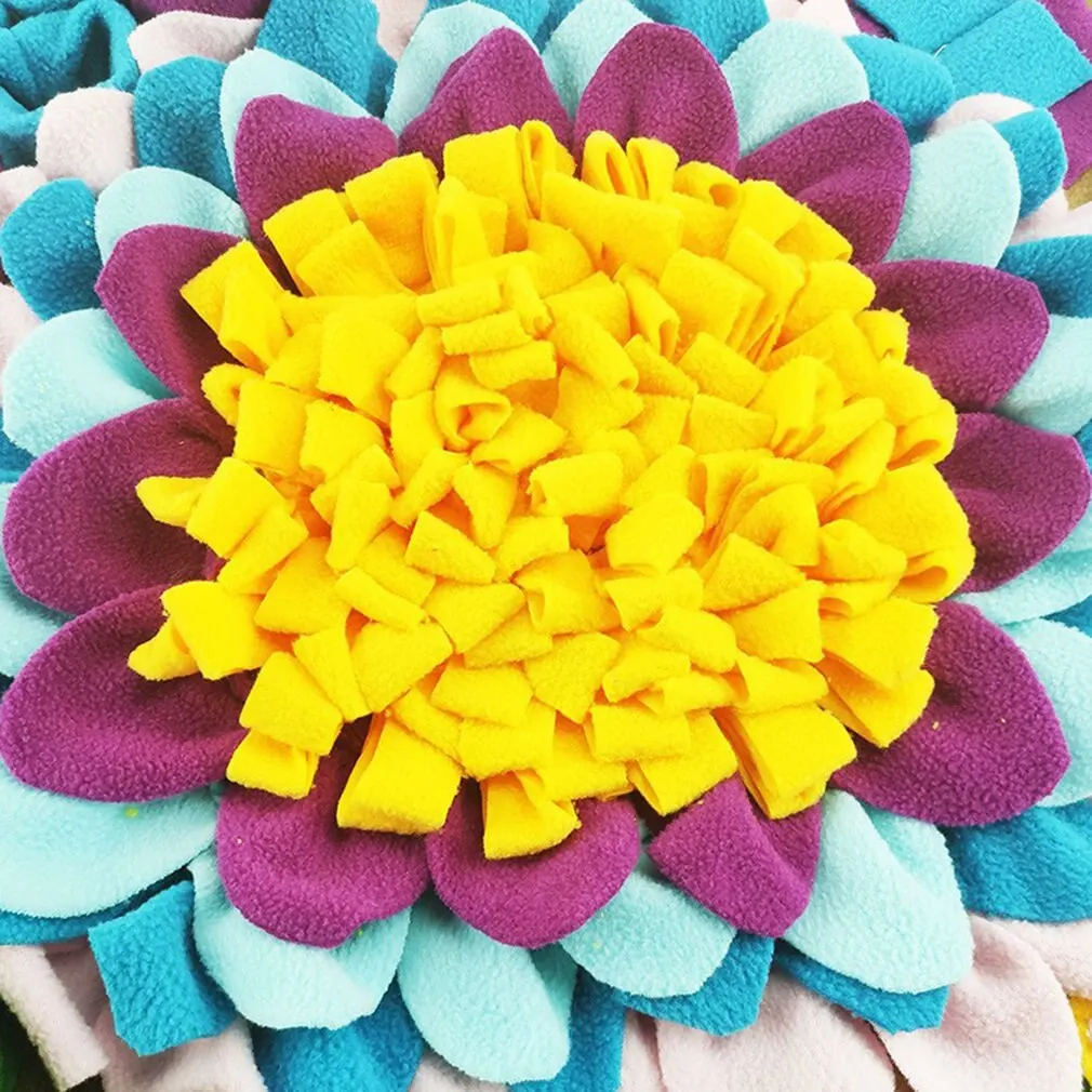 

Pet Snuffle Mat Durable Dog Puzzle Toys Interactive Feeding Game Mat Encourage Natural Foraging Skills Dog Treat Dispenser
