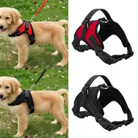 pet dog reflective vest collar harness padded dog leash easy walk large dog vest harness pet collar