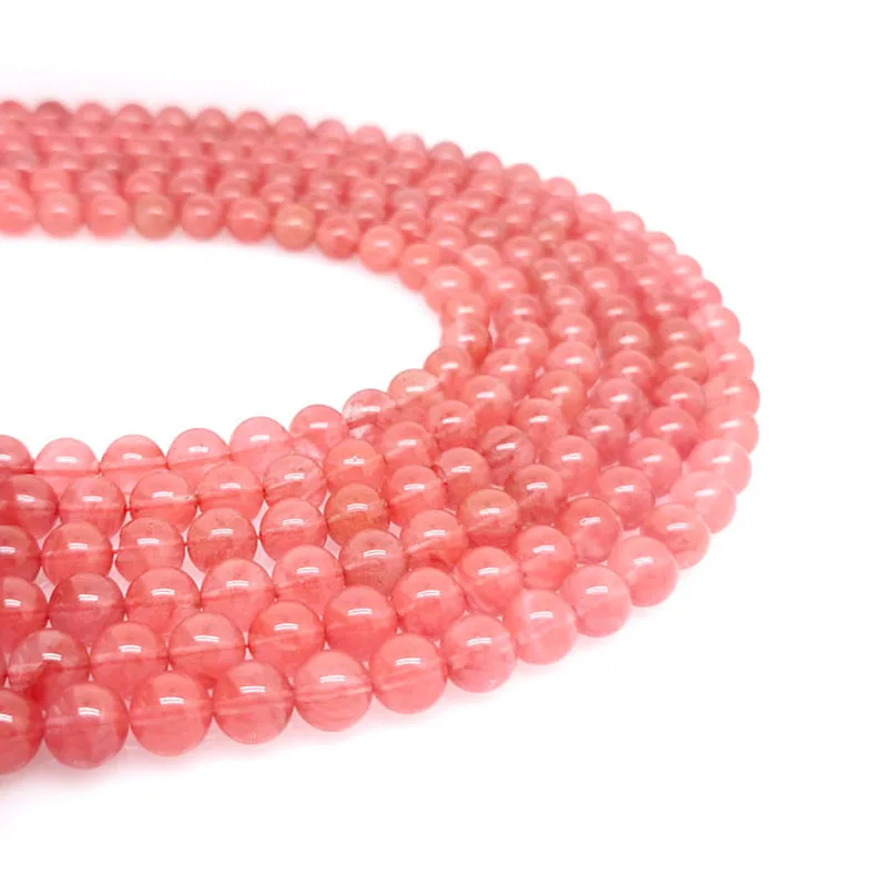 

4-12mm Cherry Quartz Beads Pink Gemstone Beads DIY Jewelry Making Bracelet Necklace Unique Energy Crystal Lovers